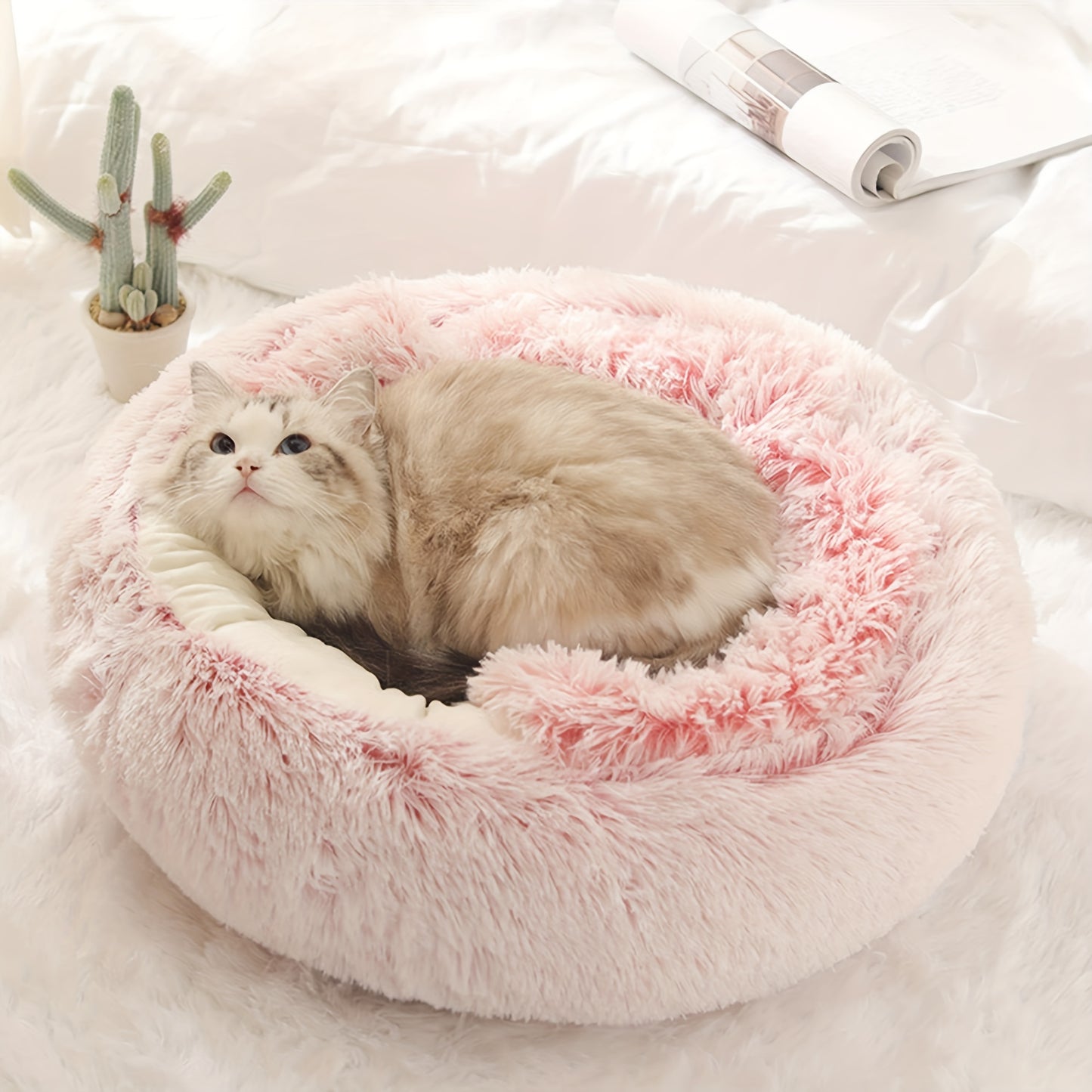 Warm Sofa Cuddly Dog Cave Nest Sleeping Bed