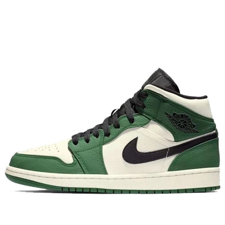 Air Jordan 1 Mid 'Pine Green'  852542-301 Classic Sneakers