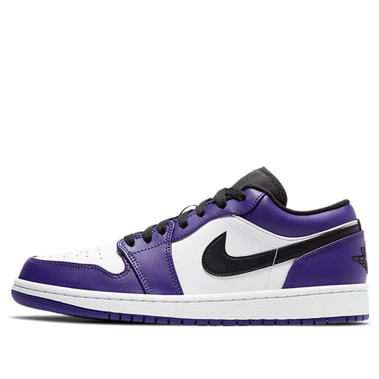 Air Jordan 1 Low 'Court Purple White'  553558-500 Epoch-Defining Shoes