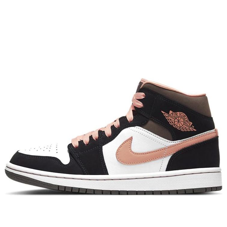 (WMNS) Air Jordan 1 Mid SE 'Peach Mocha'  DH0210-100 Signature Shoe